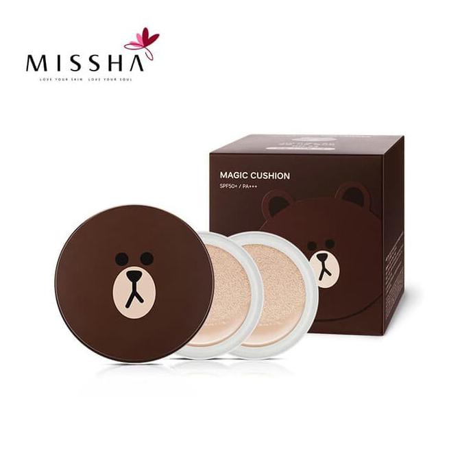 Barang Berkualitas Missha line cushion magic brown CUCI GUDANG
