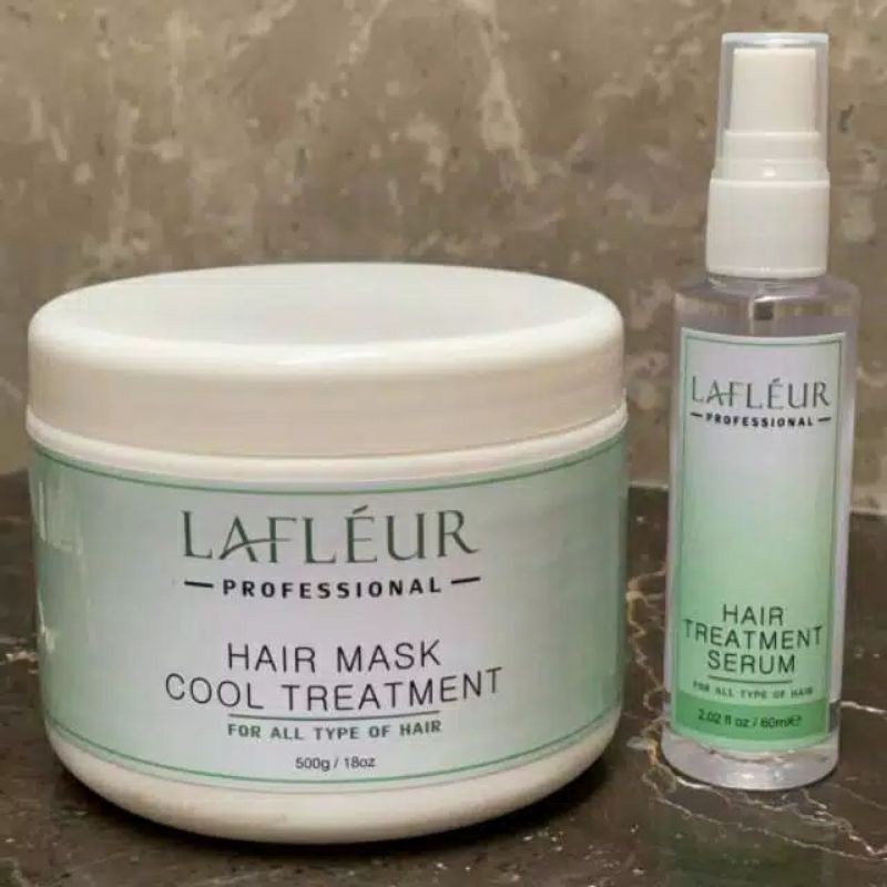 LAFLEUR HAIR MASK ORIGINAL 500 GRAM + PROMO FREE SERUM