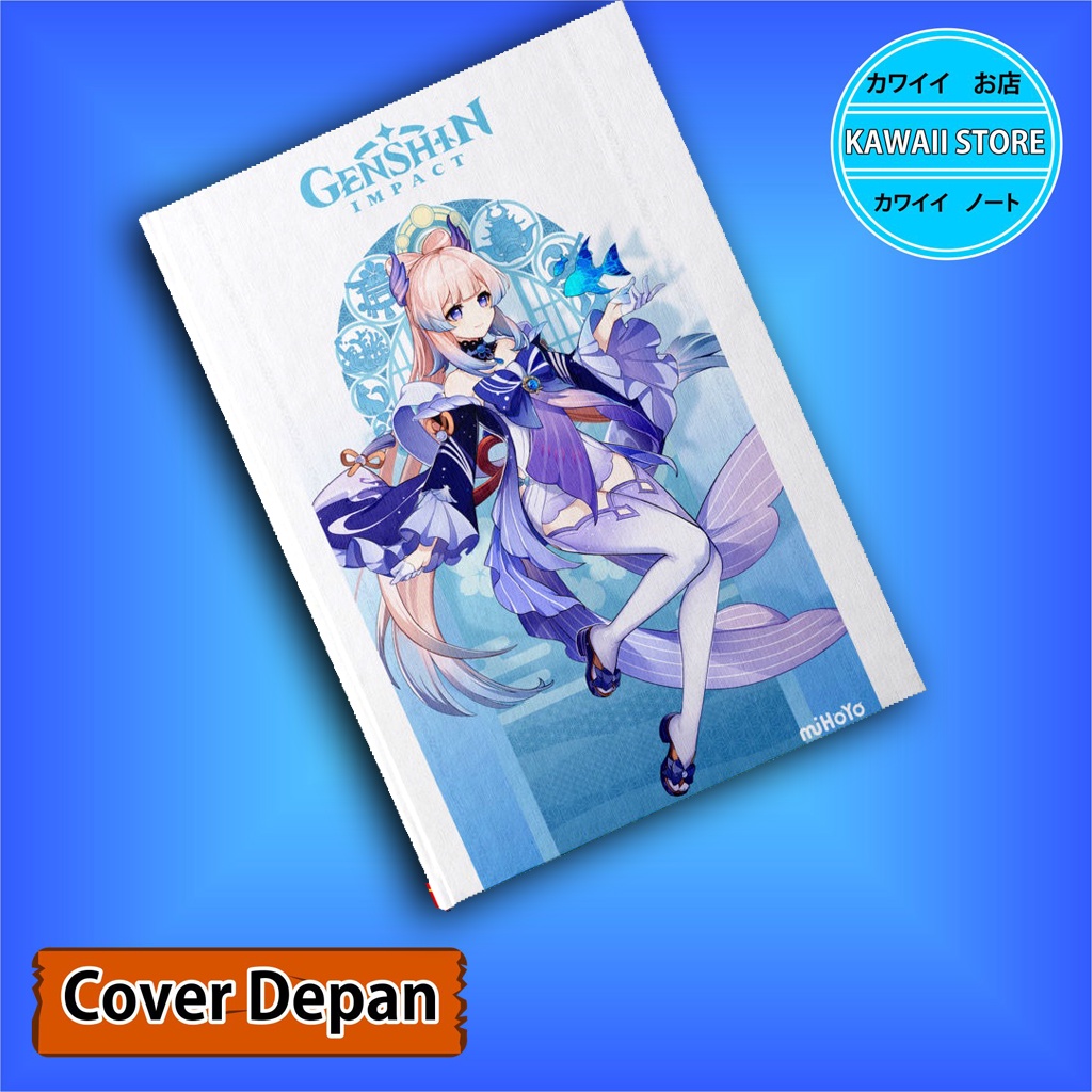 

Notebook / Pocket book Hard Cover Anime Game Genshin Impact SANGONOMIYA KOKOMI uk A5 & A6 / Notes Book
