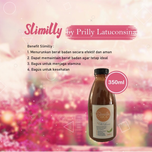 SLIMILLY JUICE 350ML BY PRILLY LATUCONSINA