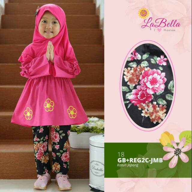 SETELAN CELANA LABELLA/BAJU ANAK PEREMPUAN