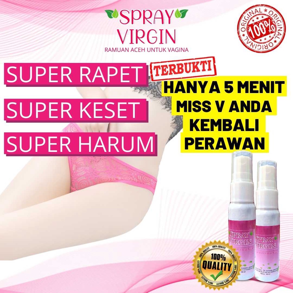 Spray Virgin Miss V Perapat Pengharum Miss V Original
