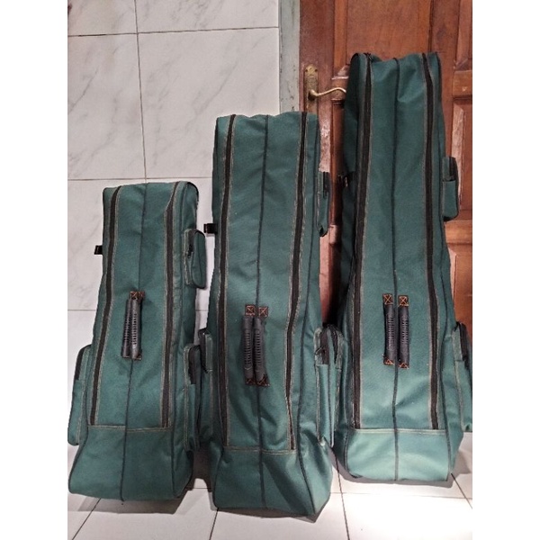 Tas Pancing Kuat & Tebal 2 Ruang Bahan Terpal Truck Tebal 80cm 90cm 100cm 120cm