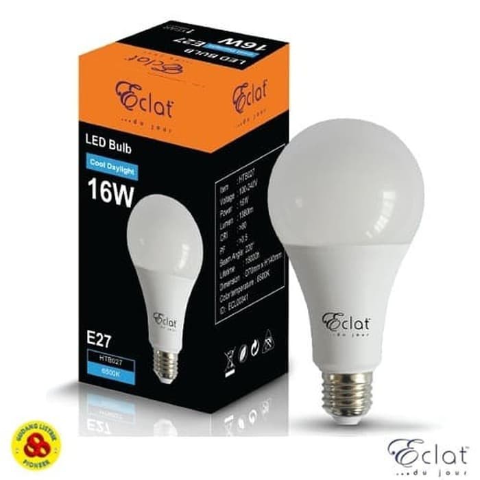 LED BULB 16W CDL PUTIH E27 HTB027 ECLAT