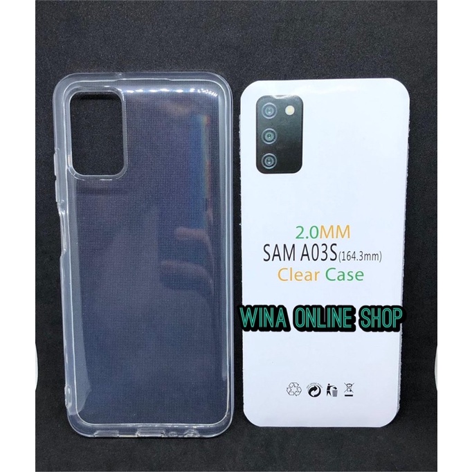 Silicone bening samsung A03S 2021 clear case AO3s