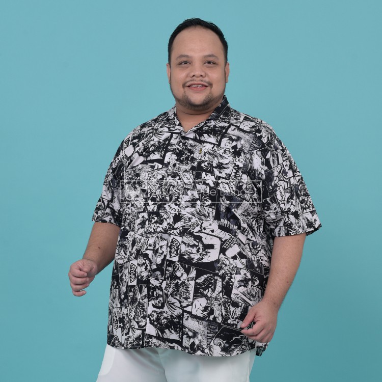 

WGB Summer Dc Comic Kemeja Printed Big Size Jumbo XXL XXXL WGB