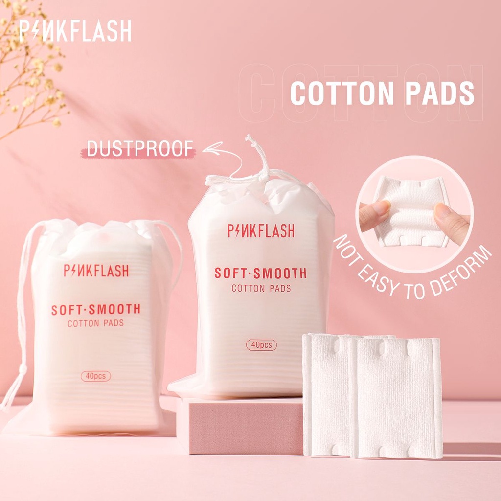 PINKFLASH Makeup Cotton Pads / Kapas Wajah facial cleansing