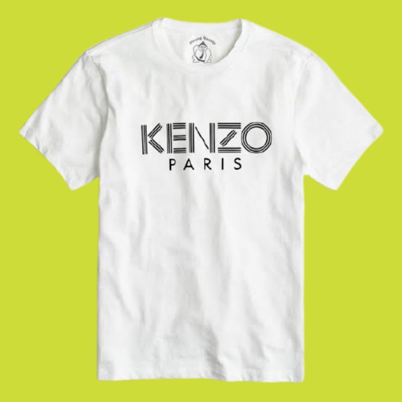 Kaos Distro Kenzo Paris Putih Premium KAOS TERLARIS KAOS BM PREMIUM KAOS VIRAL KAOS TERMURAH KAOS KE