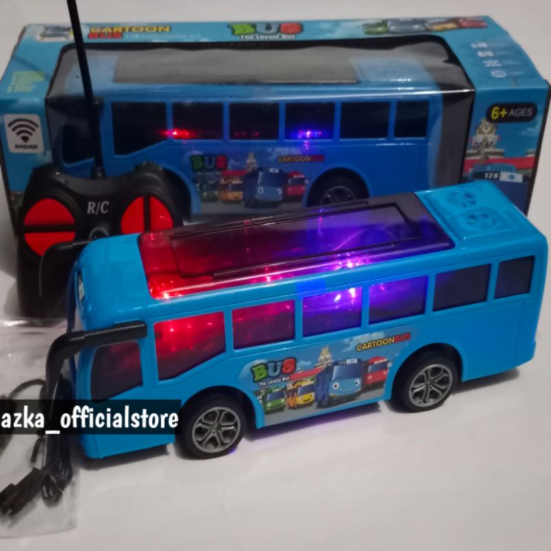 Mainan Bus Tayo Remot Control Batre Cas / RC Bus Tayo / RC karakter