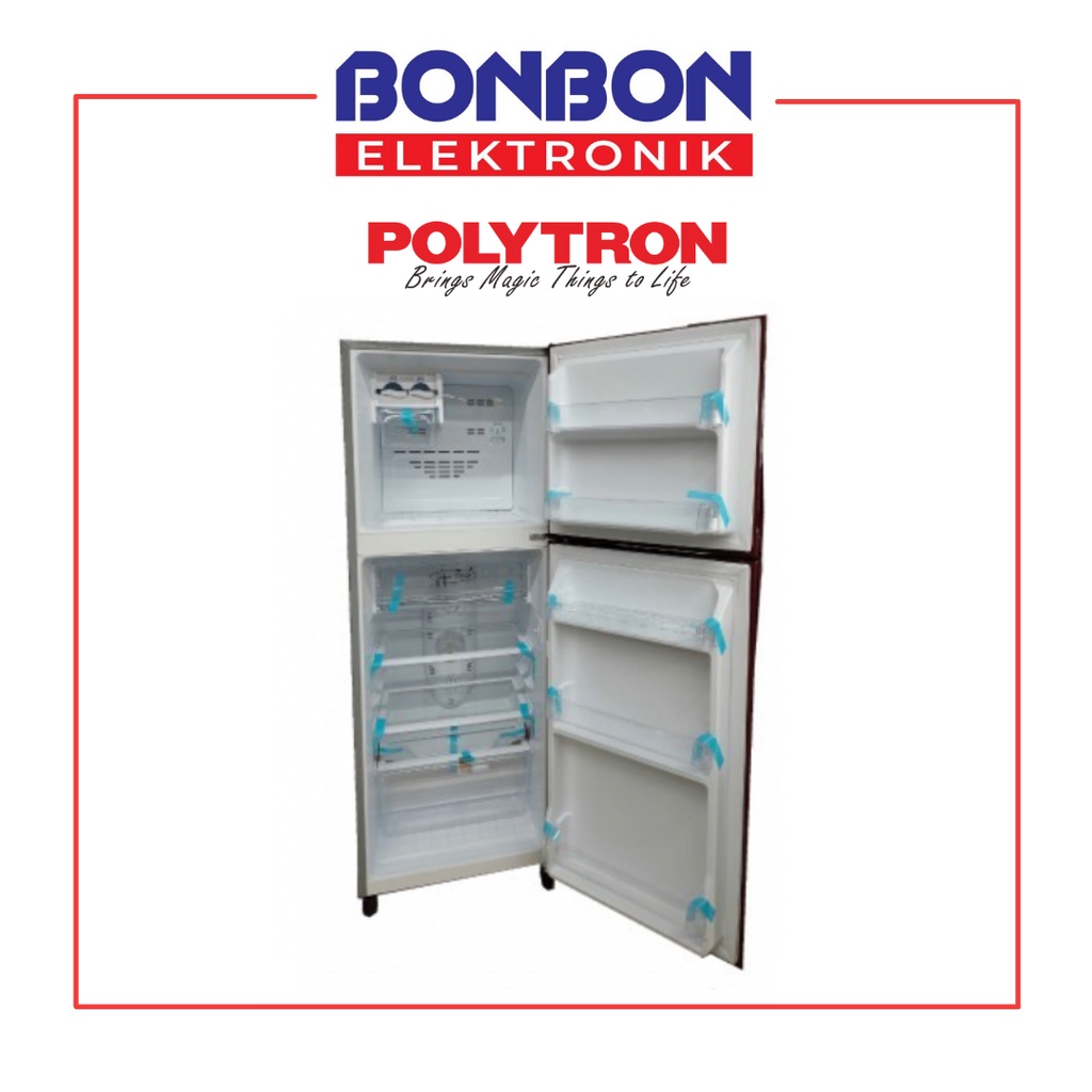 Polytron Kulkas 2 Pintu PRM 21BLR New Belleza 210L