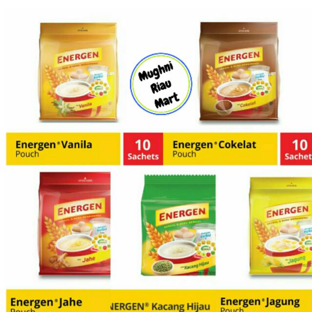 

Energen Cereal 34 gr × 10