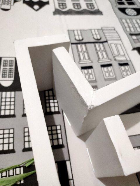 Rak Dinding Serbaguna Sudut Tempel Pojok Susun Dapur Serbaguna Kayu Shabby Gantung Vintage Murah !!