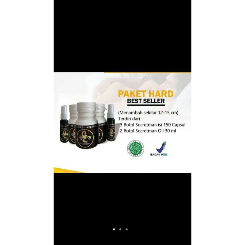 suplemen vitamin / suplemen herbal / secretman / penambah stamina tubuh