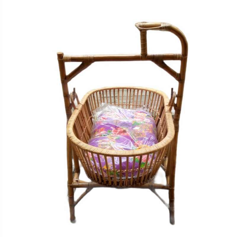 Keranjang Bayi /ayunan bayi Rotan Rotan asli