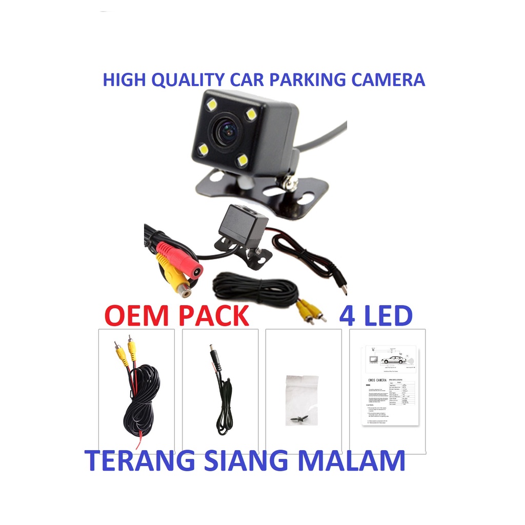 KAMERA ATRET Kamera Belakang Mobil Camera Mundur 4 Led Kamera Mundur KAMERA PARKIR MOBIL