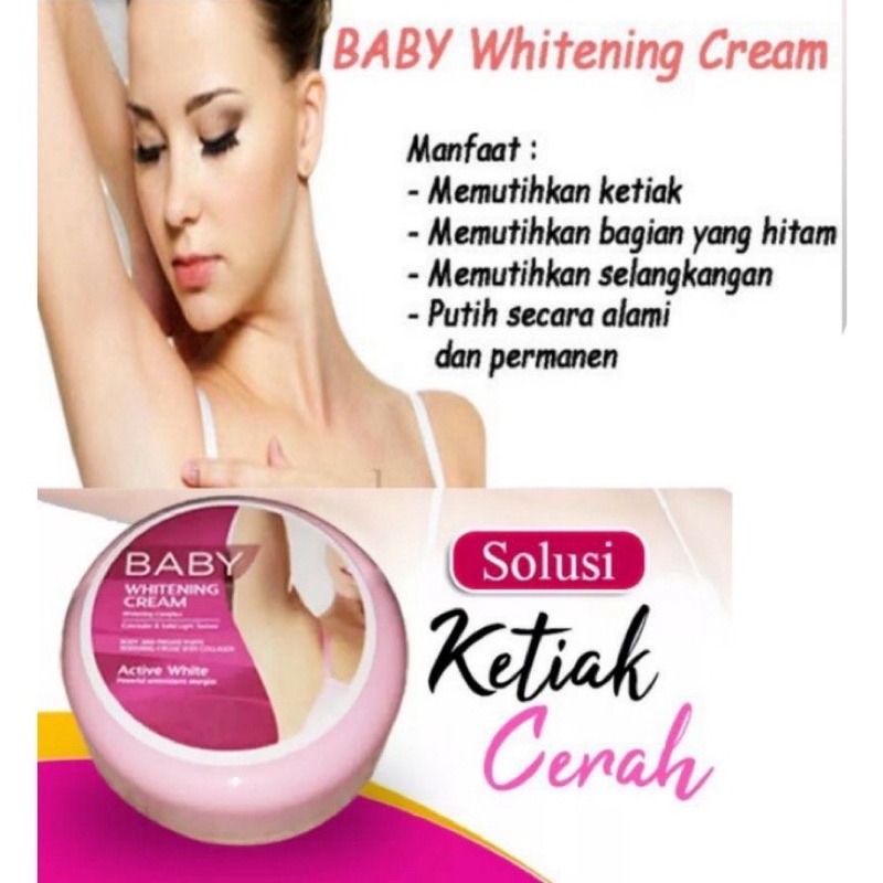 BABY WHITENING CREAM / KRIM PEMUTIH KETIAK