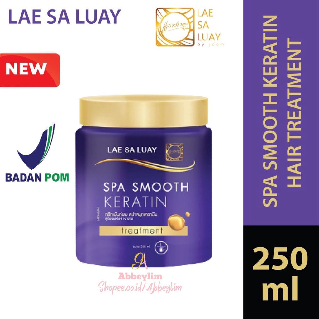 Lae Sa Luay Hair Spa Smooth Keratin | Masker Rambut | Treatment Rambut 250 ml