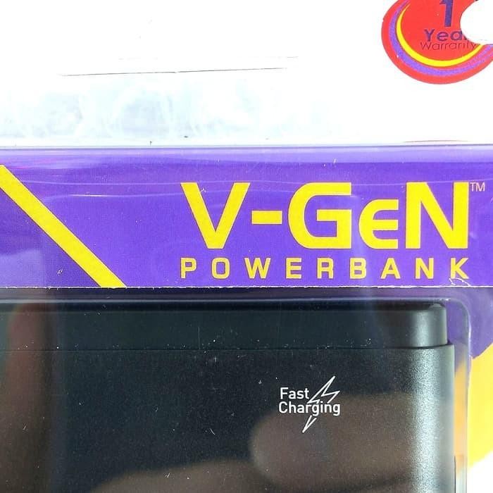 POWERBANK FAST CHARGING V-GEN PB-V10K7 10000 MAH ORIGINAL KUALITAS TERBAIK