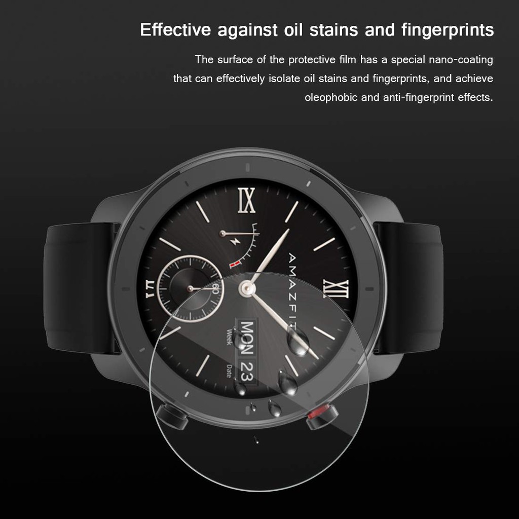 Anti Gores Tempered Glass Khusus Untuk Xiaomi Huami Amazfit GTR 42mm