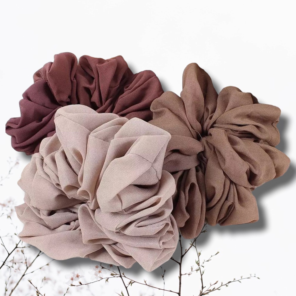 Ikat Rambut // 1 KG MUAT 25 PCS // BISA COD // Scrunchie Ikat Rambut murah bnget