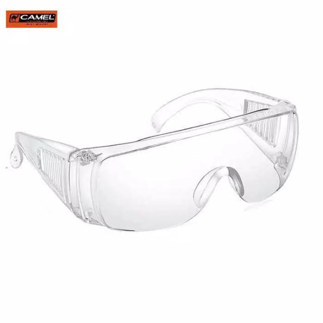 Kacamata Safety Googles Goggles Anti Corona Virus Gerinda Gurinda Clear Bening Transparan -  CAMEL