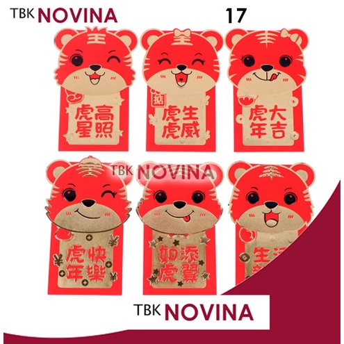 ANGPAO IMLEK TIGER BABY / RED POCKET CHINESE NEW YEAR / ANGPAU SINCIA