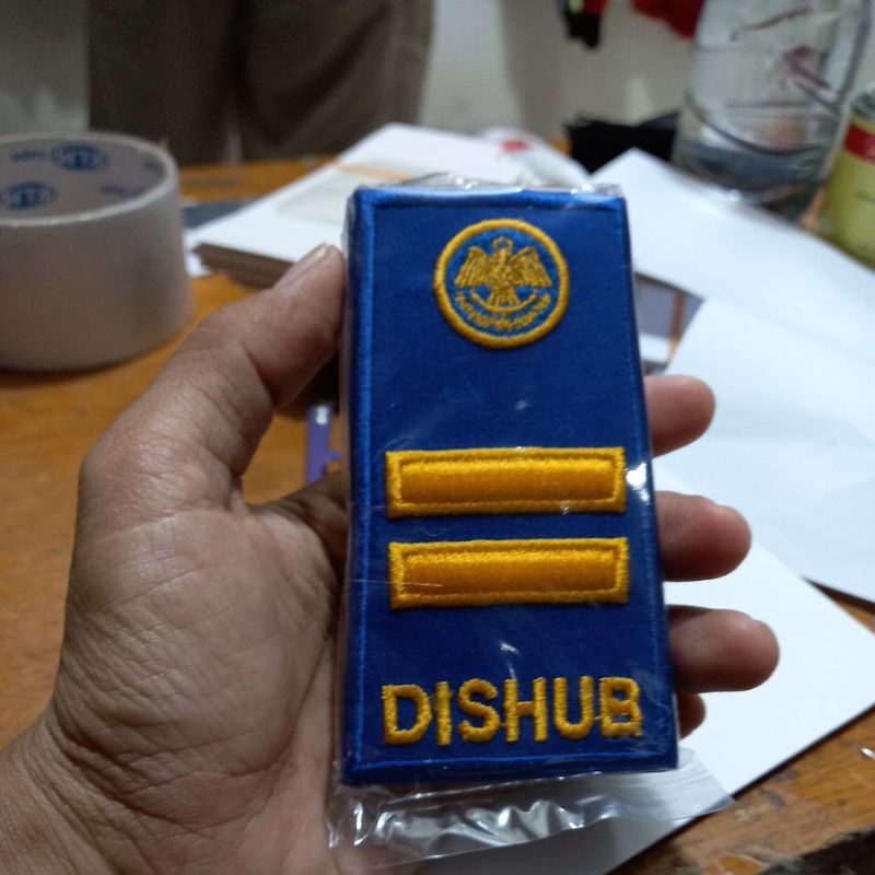Terbaru pangkat DISHUB 3b (bordir)