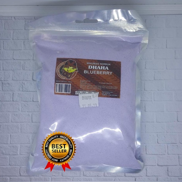 

Bubuk minuman Rasa Blueberry DHAHA 500 gr / DHAHA Powder drink/ bubuk minuman rasa 500 gr