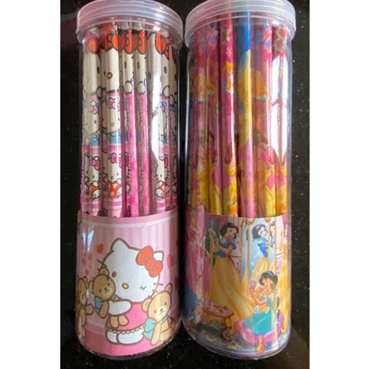 

(S8F5) ★ Pensil 2B fancy karakter tabung (50pc), pensil pot, pensil set, pencil fancy 2B //Super@ready