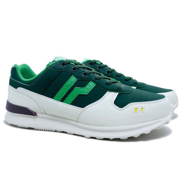 Sepatu Casual Piero Jogger "Cendol" - Dk Green/Cream/Lt Green
