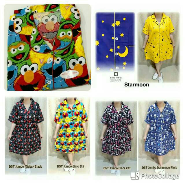 DASTER JUMBO BIG SIZE  XXL MOTIF LUCU - KATUN JEPANG