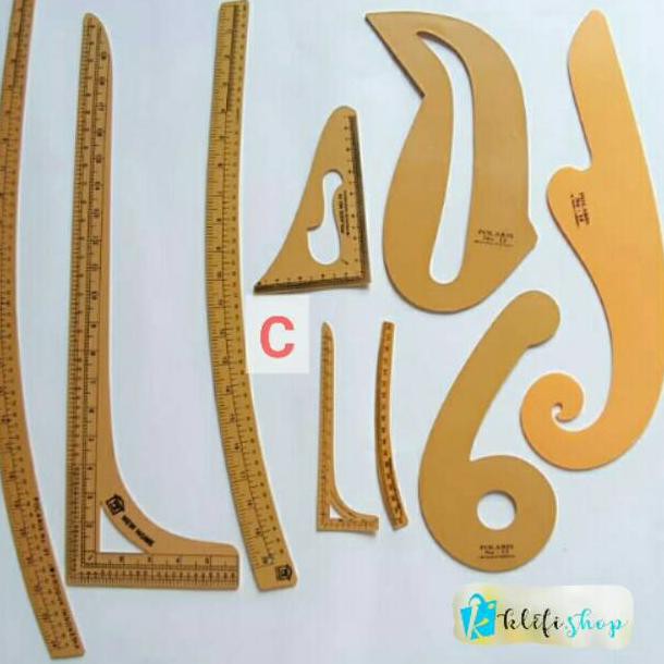 

[KODE V1122] SET PENGGARIS POLA JAHIT UNTUK PEMULA
