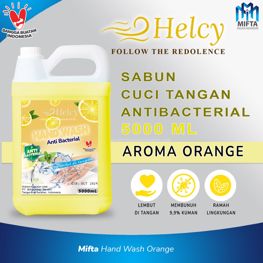 SABUN CUCI TANGAN HELCY 5 LITER / HAND SOAP KENTAL /SABUN CUCI TANGAN EKONOMIS