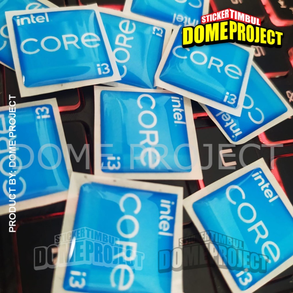 [PROMO BUY 3 GET 1] INTEL CORE i3 GEN 11 STIKER TIMBUL LENTUR STIKER STIKER PC STIKER PROCESSOR