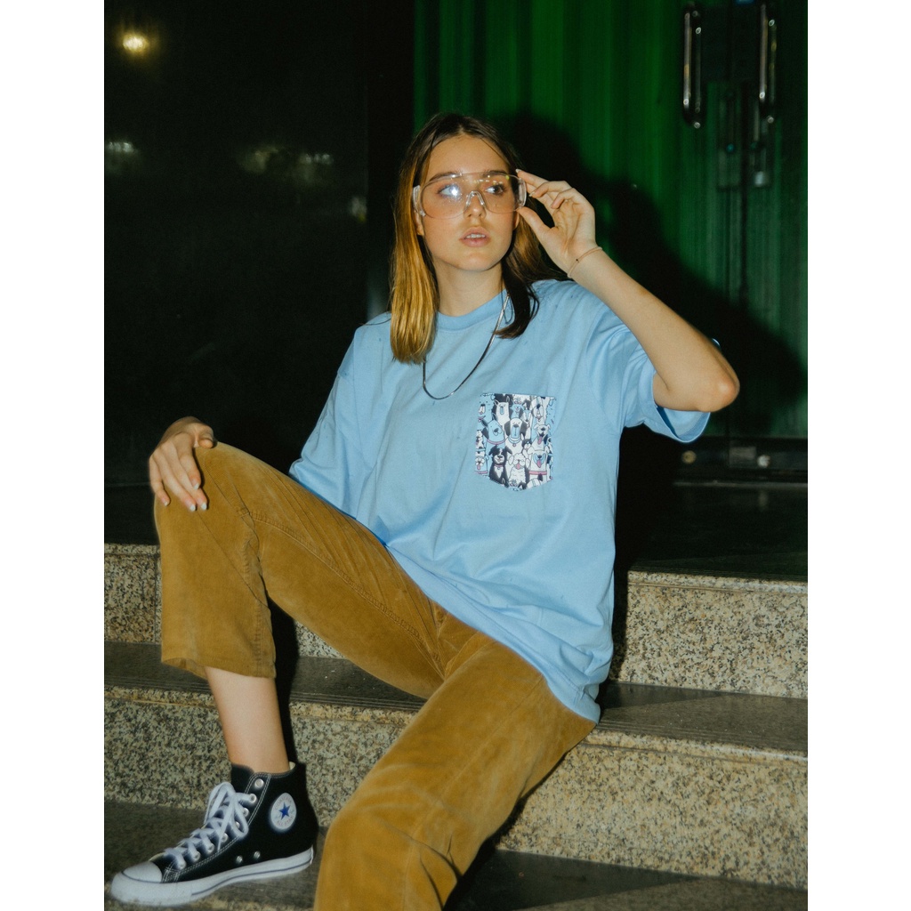 Pocket Tee - Blue Shelty