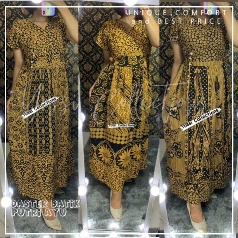 COD // Daster Panjang Semata kaki // Daster Batik // Daster // Baju Tidur