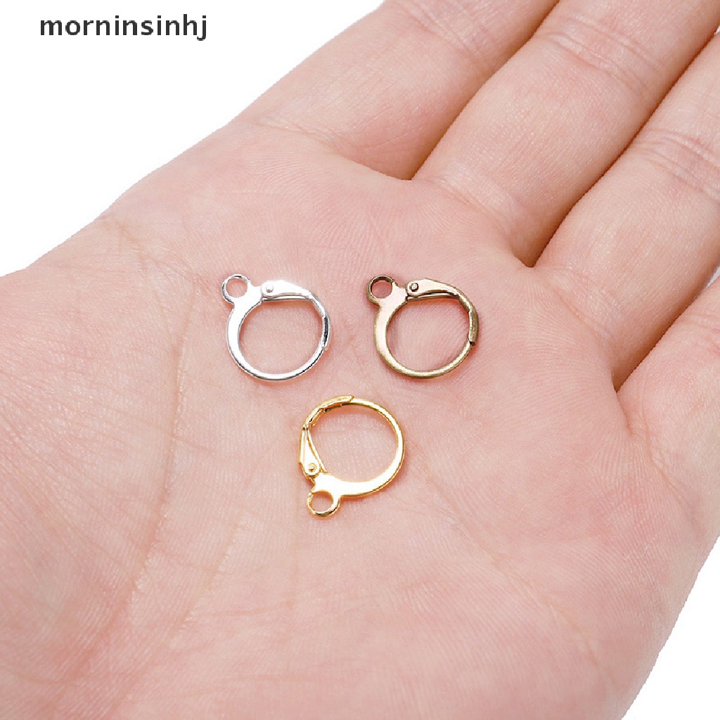 Mornin 20pcs / Set Anting Hoops Diy Untuk Wanita