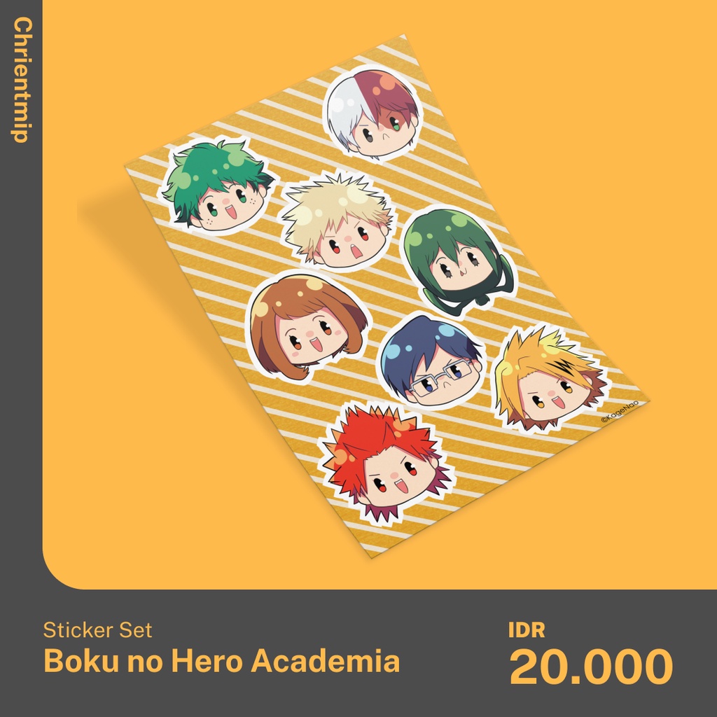 

Boku no Hero Academia Sticker Set