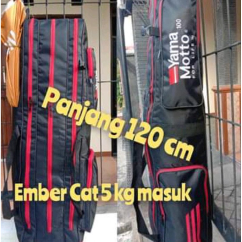 TAS PANCING UKURAN PANJANG 120 CM BAHAN TERPAL TEROP JAMIN KUAT PUAS JINJING RANGSEL SELEMPANG 3 RUA