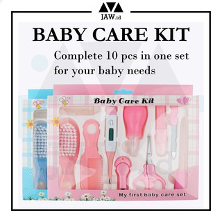 Image of Baby Care Kit 10 in 1 Kado Lahiran Set Perlengkapan Bayi Sisir Bayi