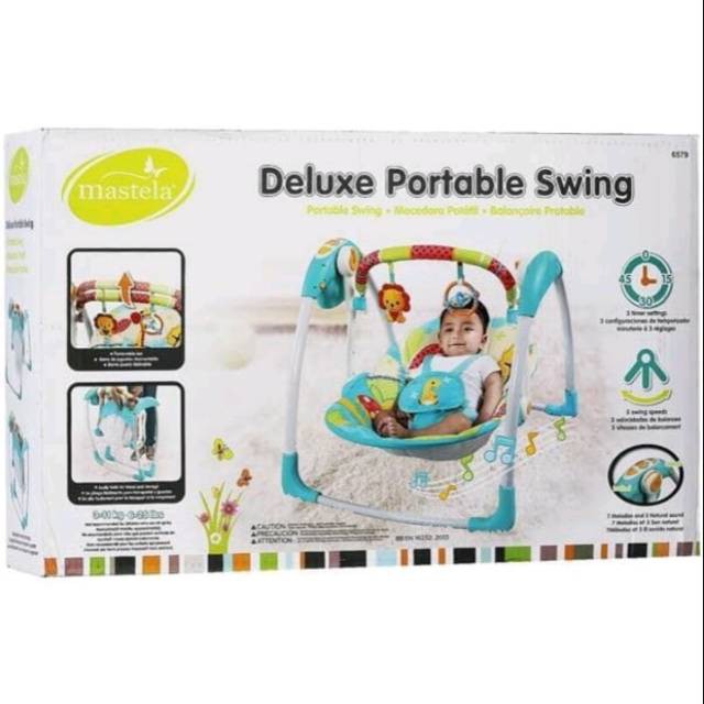 deluxe portable swing mastela