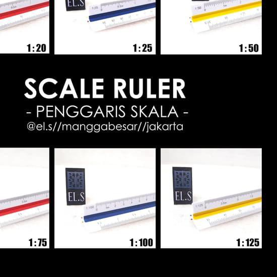 

✷ Scale Ruler / Penggaris Skala / Mistar Skala ♠
