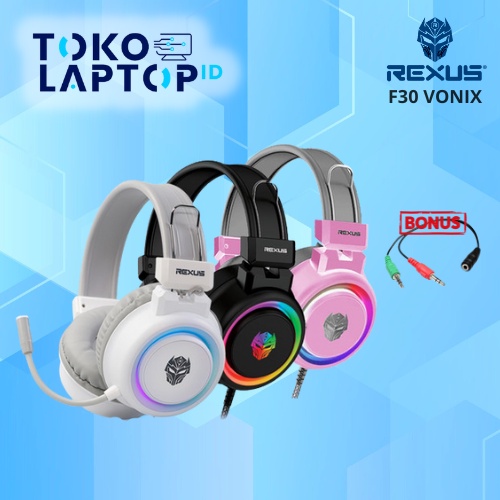 Rexus F30 Vonix LED RGB Gaming Headset Garansi Resmi