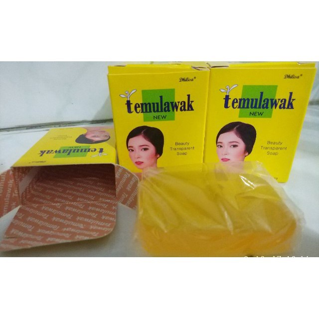 Sabun Temulawak New Dhilisa Transparant Soap BPOM