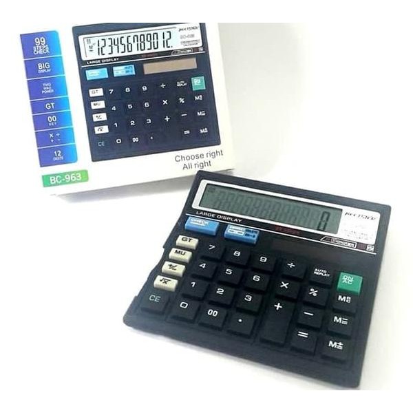 

◙ Kalkulator Beetster BC-963 / 12 Digit Calculator Digital Elektronik ۝