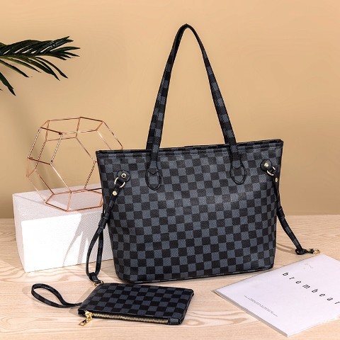 JK C8482 1KG MUAT 2PCS TAS TOTE BAG WANITA FASHION SET 2 IN 1 IMPORT