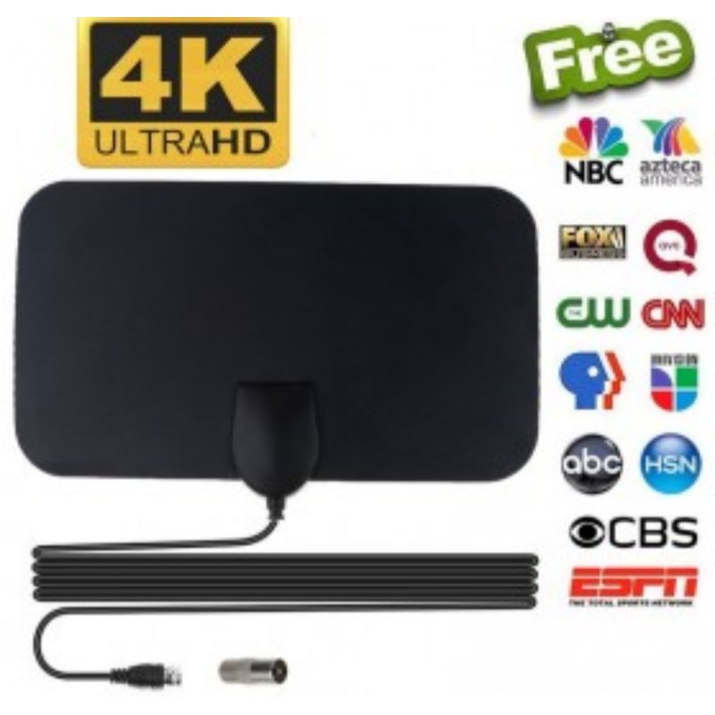 Taffware Antena TV digital DVB T2 4K