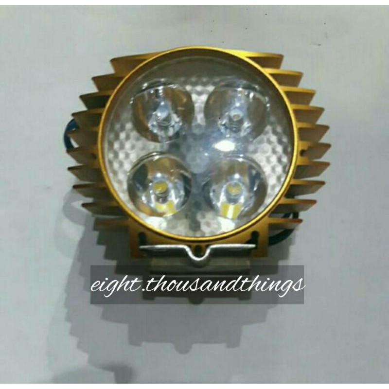 Lampu Led Slim 4 Mata 3 Mode Tembak Luxeon Universal Motor Mobil 2688 Flash Kedap Kedip honda yamaha suzuki kawasaki vario mio beat scoopy spacy fino m3 xeon