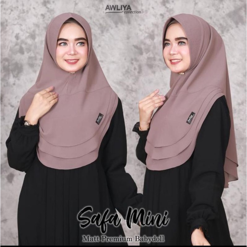 Awliya safa mini ori//khimar awliya safa//safamini awliya//khimar awliya ori//brand awliya ori//khim