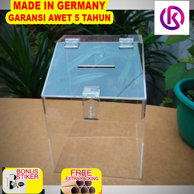 

Murah Akrilik kotak amal / acrylic kotak saran uk. P.15xL.15xT.20 cm